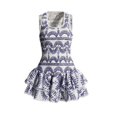 Sleeveless Ruffled Mini Dress
