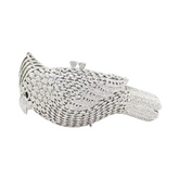Pre Order: Bird Rhinestones Embellished Clutch Bag