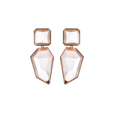 Geometric Shapes Resin Drop Earrings