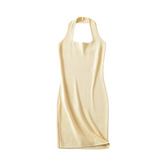 Halter Knitted Midi Dress