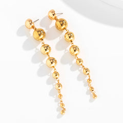 Pre Order: Bead Long Dangle Drop Earrings