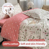 1 Pc 100% Cotton Duvet Cover 200x200,Small Fresh Single Quilt Cover,Without Pillowcase,No Bed Sheet