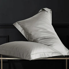 2pcs Simple Pure Cotton Large Pillowcase 60x80 Hotel Special Soft and Comfortable Gray and White Optional Home Essential