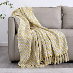 Soft Comfortable Cover Sofa Knitted Blankets for Living Room Textile Nordic Plaid Travel Bedspread with Air Conditioner Blanket