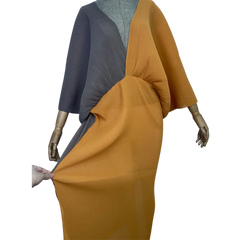 Chic Two tone Kaftan Dress - WINI