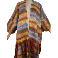 Tassel Poncho Cardigan - WINI