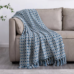 Soft Comfortable Cover Sofa Knitted Blankets for Living Room Textile Nordic Plaid Travel Bedspread with Air Conditioner Blanket
