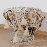 Simple Knitted Woolen Blanket Bohemian Tapestry Winter Travel TV Nap Blankets Air Condition Blankets Home Bed Decorative