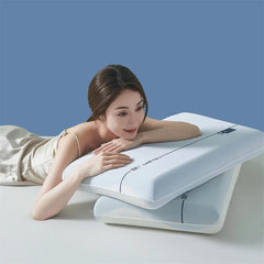 2025 New Pro Double Core Zero Pressure Memory Cotton Neck Pillow, Hotel Deep Sleeping Pillow Slow Rebound Pillow