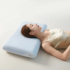 2025 New Pro Double Core Zero Pressure Memory Cotton Neck Pillow, Hotel Deep Sleeping Pillow Slow Rebound Pillow