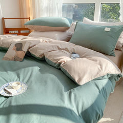 1pc 100%Cotton Duvet Cover Plaid Comforter Covers funda nordica cama 150 Single/Queen/King Quilt Cover(no pillowcase)