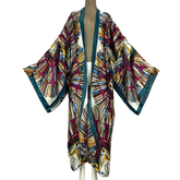 Cozy Vibrant Kimono Cardigan - WINI