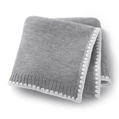 Baby Blankets Knitted Newborn Boy Girl Bedding Quilt 90*70CM Plaid Infant Stroller Swaddle Envelop Wrap Fashion Solid Super Soft