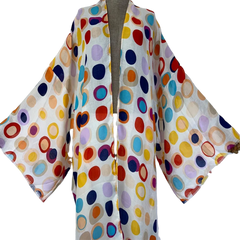 Colorful Cover up Kimono Cardigan - WINI