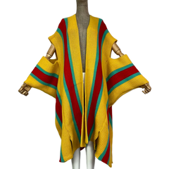 Chic Vibrant Knitted Cardigan - WINI