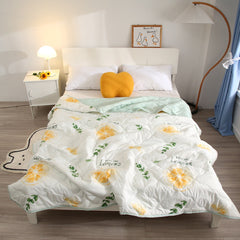 Summer Ice Quilt bedspreads comforter plaid blanket on the bed Quilt cover Duvets for 135 90 for single double bed