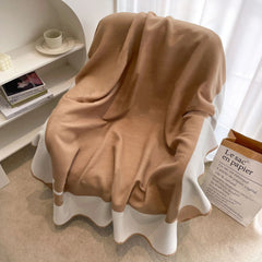 Winter Warm Blankets for Beds Sofa Plaid H Blanket Brand Designer Blanket Fleece Knitted Nap Throw Blanket Soft Wool Scarf Shawl