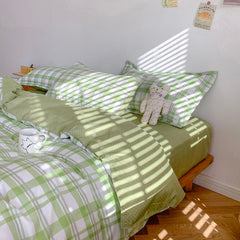Bedding Set 2 Bedrooms Sheet Duvet Cover Linens Bedspread Euro Nordic 150 Beds for Girls King Size Luxury Pillowcase Cute Bed