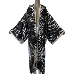 Stylish Leopard Print Kimono Cardigan - WINI
