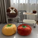 Bay Window Tatami Floor Thickened Butt Cushion Round Tomato Tomato Pillow Vegetable Mushroom Persimmon Futon Cushion
