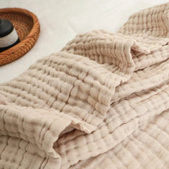 150X200cm Large Size Baby Blanket Cotton Gauze 6layer Muslin Blankets Kids Adult Bedding Soft Summer Quilt Swaddling Bath Towel