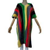 Vibrant Knitted Kaftan Dress - WINI