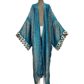 Chic Gradient Print Kimono Cardigan - WINI