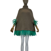 Pre Order : Stylish Knitted Pull Over Mini Dress - WINI