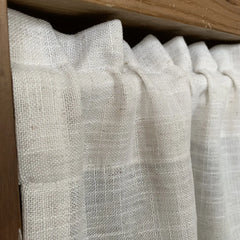 Nordic Style Short Curtains for kitchen Solid Cotton Linen Lace Hem Half Tulle Curtain Wine Cabinet Door Window Small Curtains