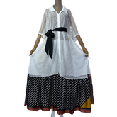 Chic Net Loose Cover Up Dress - WINI