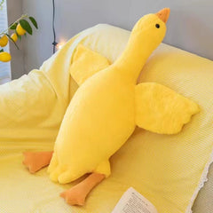 50-190cm Cute Big White Goose Plush Toy Kawaii Huge Duck Sleep Pillow Cushion Soft Stuffed Animal Doll Birthday Gift for Girl