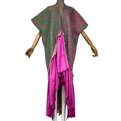 Cozy Vibrant Winter Kaftan Dress - WINI