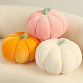 Kawaii Nordic Halloween Pumpkin Plush Toy Plushie Soft Plant Stuffed Doll Holidays Props Decorative Throw Pillow for Kids