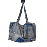 Cool Patchwork Denim Tote Bag - WINI