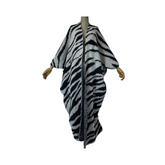 Warm Zebra Print Cardigan - WINI