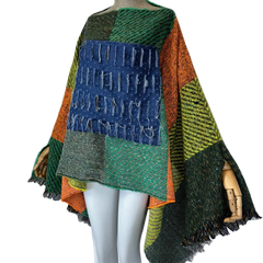 Cozy Fashionable Fringe Poncho Kaftan - WINI