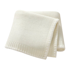 Baby Blankets Knitted Newborn Boy Girl Bedding Quilt 90*70CM Plaid Infant Stroller Swaddle Envelop Wrap Fashion Solid Super Soft