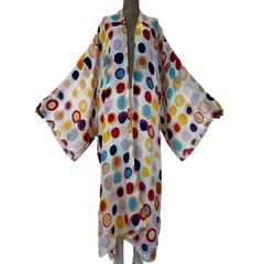Colorful Cover up Kimono Cardigan - WINI