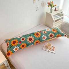 1 Pc Lover Printed Long Pillowcase Decorative For Home,Pillowcases For Bed Of 150 cm,Double Lover Sleeping Pillow Cover 50x75 cm