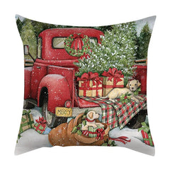 Christmas Series Pillowcase Santa Elk Festival Home Decor Office Sofa Cushion Cover 40*40cm/45*45cm/50*50cm/60*60cmcm
