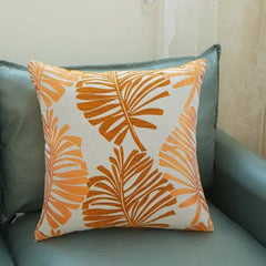 Plant Pattern Leaves Throw Pillow Case Ins Style Home Decor Cushion Cover Car Pillow Case Cojines Decorativos Para Sofá