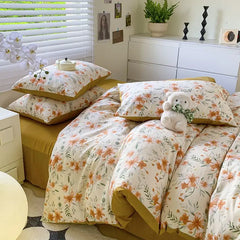 Euro Bedding Set Free Shipping Beddings Sets Princess Style Pure Cotton Intensification Level A Bedroom Set Queen Size Bed Sheet