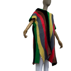 Vibrant Knitted Kaftan Dress - WINI