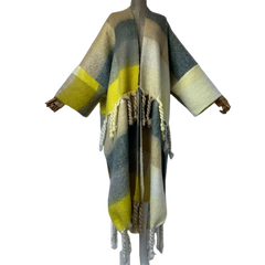 Plaid Tassel Cardigan - WINI