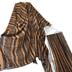 Elegant Kimono Cardigan with Scarf - WINI