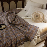 100% Cotton Princess Summer Quilt Korean Cool Quilt Bare Sleeping Skin-Friendly For Women Summer Bedding Air-Conditioned