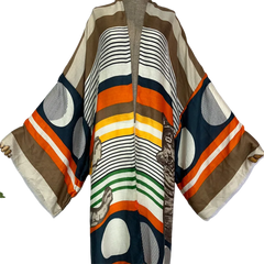Cozy Loose Cover Up Kimono Cardigan - WINI