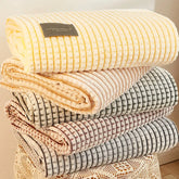 Blanket for Bed Sofa, Milk Flannel Warm Soft Winter Blankets And Throws Thick Wool Fleece Throw Bedspread Same Size