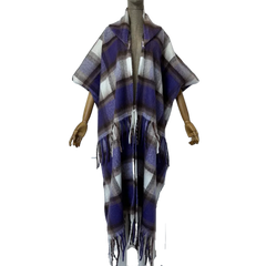 Poncho Hooded Cardigan - WINI