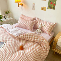 Bedding Set 2 Bedrooms Sheet Duvet Cover Linens Bedspread Euro Nordic 150 Beds for Girls King Size Luxury Pillowcase Cute Bed